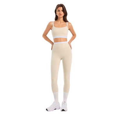 Seamless Leggings & Sports Bra Set with Padded