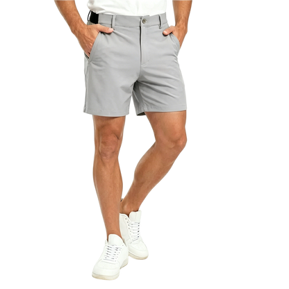 Men's Fashion Golf Work Shorts Stretch Waistband Quick-Dry Fit Hiking Casual Business Dress Athletic Mens Lightweight Pants 3 Pockets
