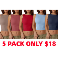5-Pack (Rose Taupe/Merlot/Fairy Red/Light Blue/Dark Blue)